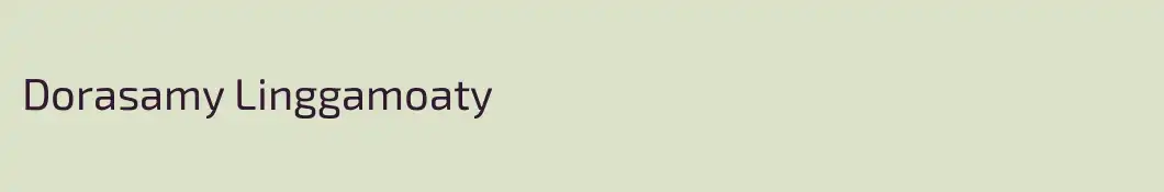 Dorasamy Linggamoaty